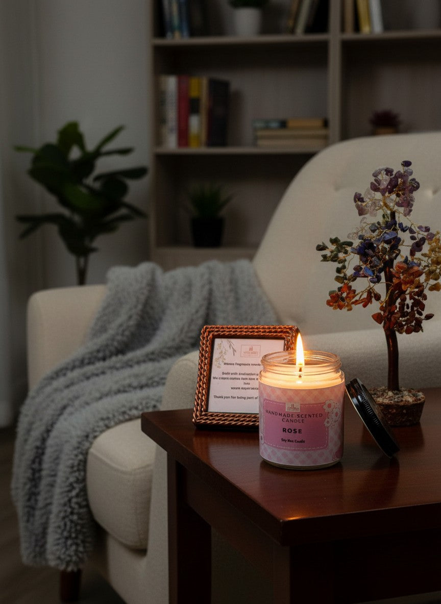 Rose_scented candle_1
