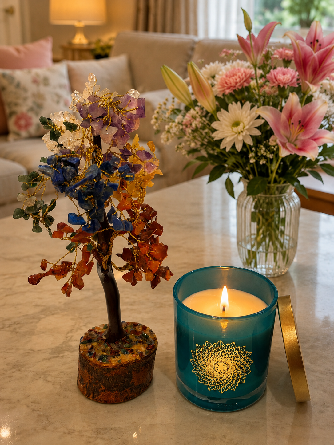 Sandalwood_candle_blue_jar_1 Main image
