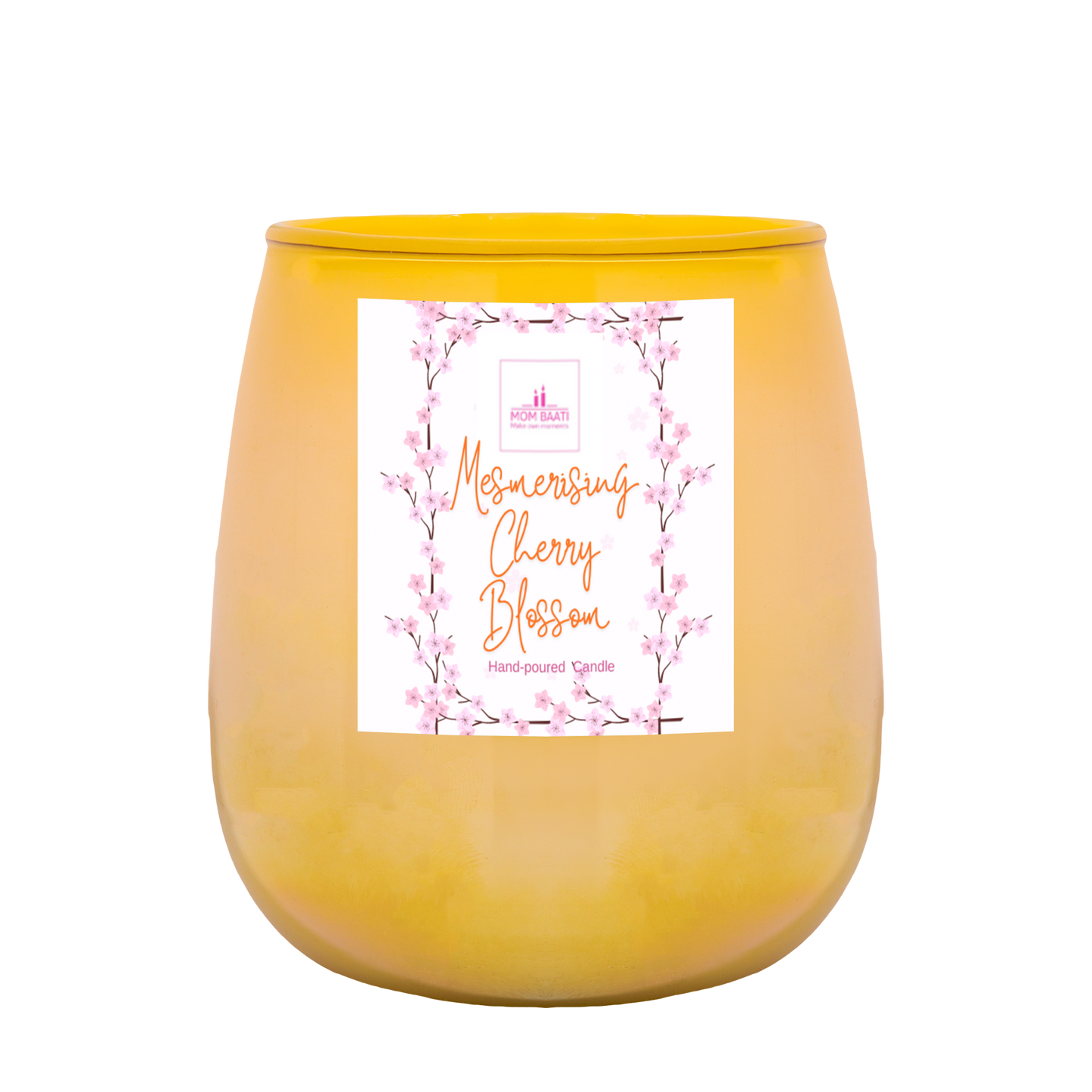 Designer Scented Candle Cherry Blossom - mombaati