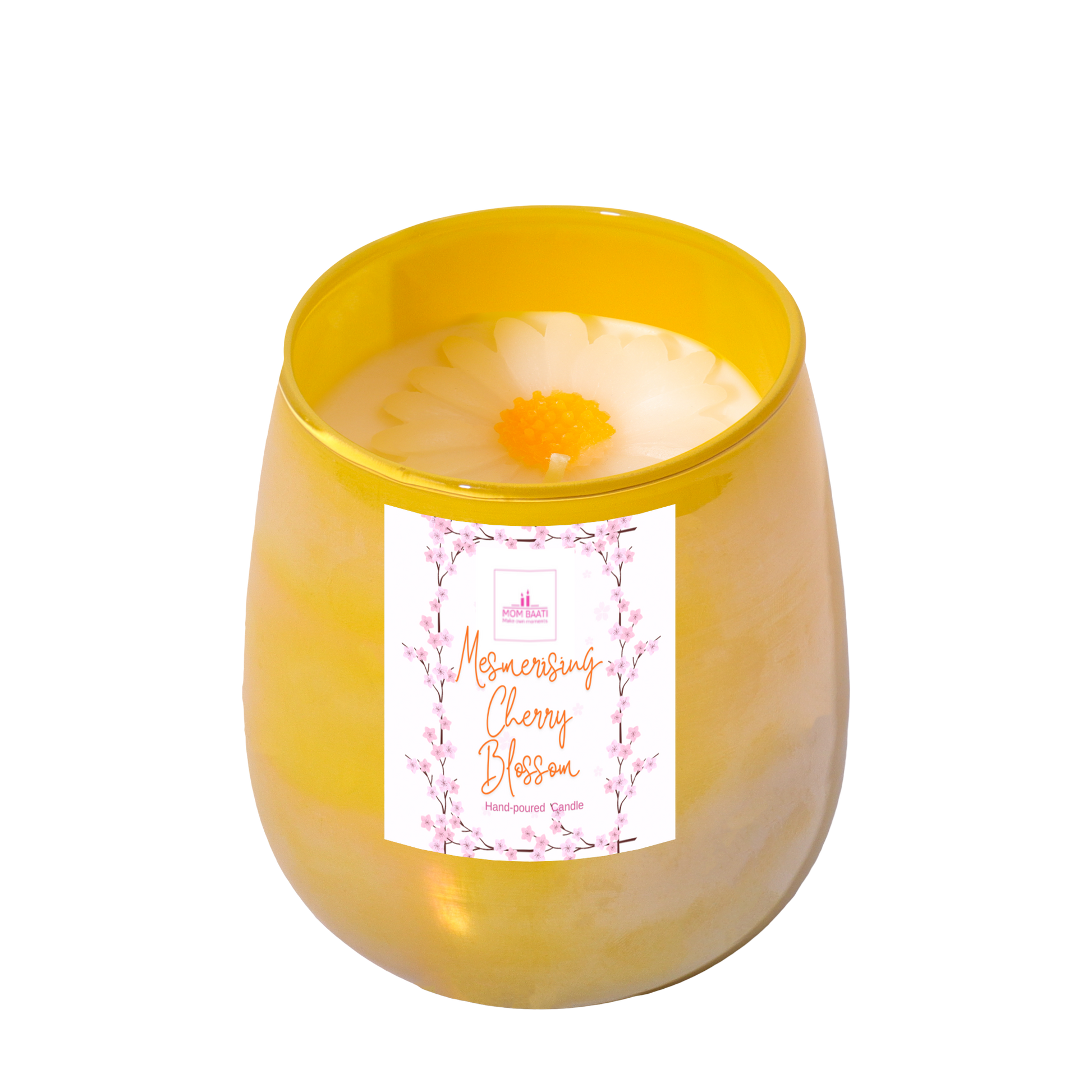 Designer Scented Candle Cherry Blossom - mombaati