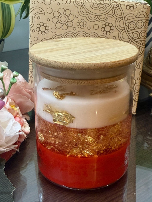 Red christmas Candle_1