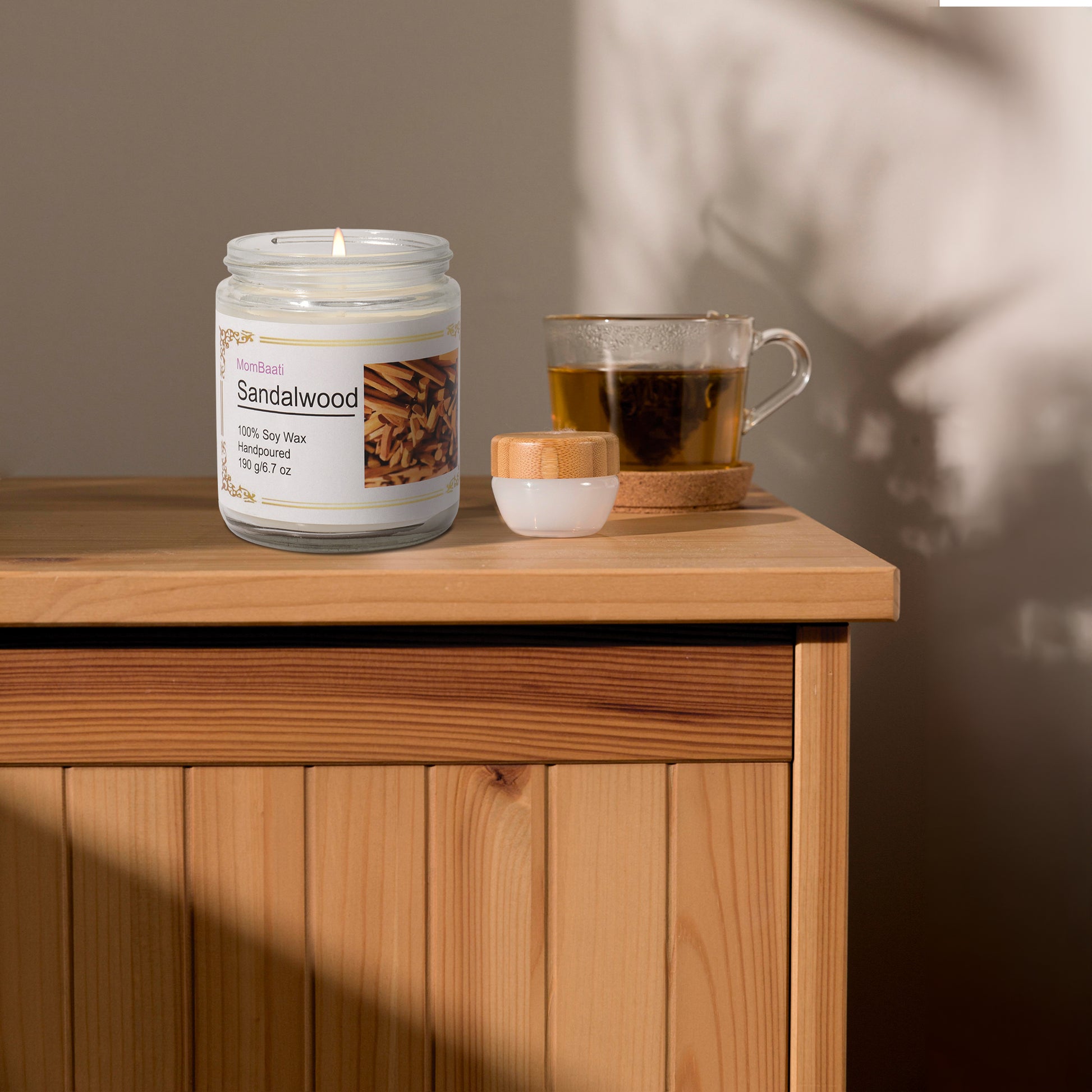 Scented Candle -Sandalwood - mombaati