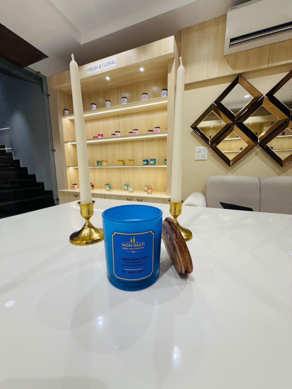 Amber Nocturne Candle Secondary image