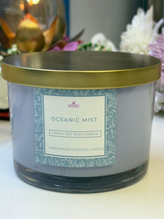 Oceanic mist 3 wick scented candle_1