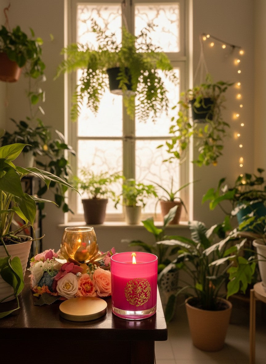 Rose_Candle_Magenta_Luxurious_Jar_2