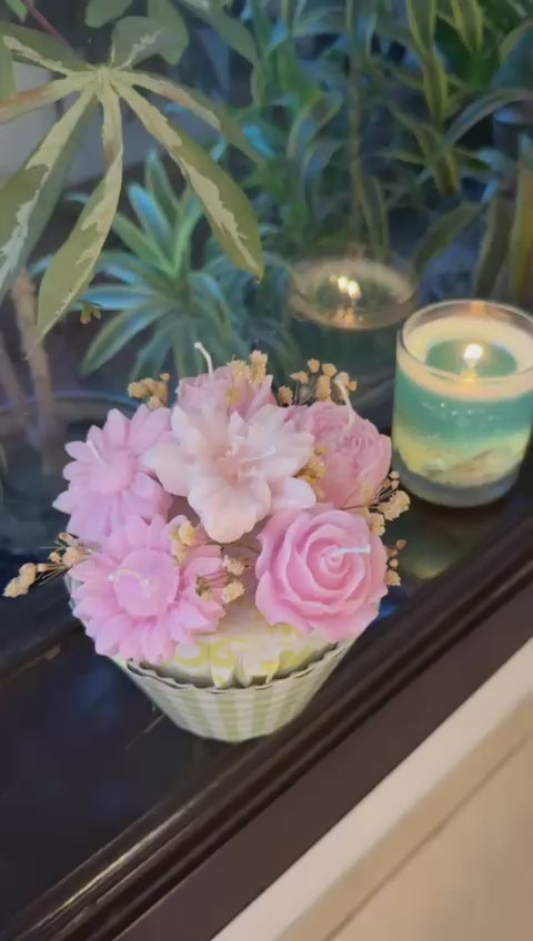 Flower Bouquet Candle